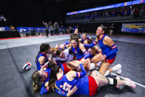 Morgantown volleyball rallies in fourth set to capture Class AAAA state title over Hedgesville